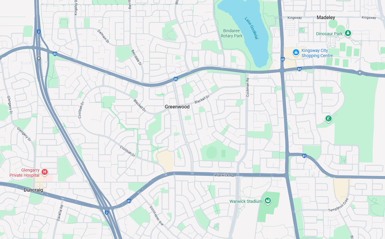 Allenswood Road on Google Maps
