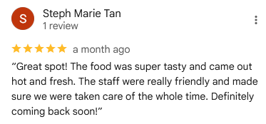 An entire review in quotations.