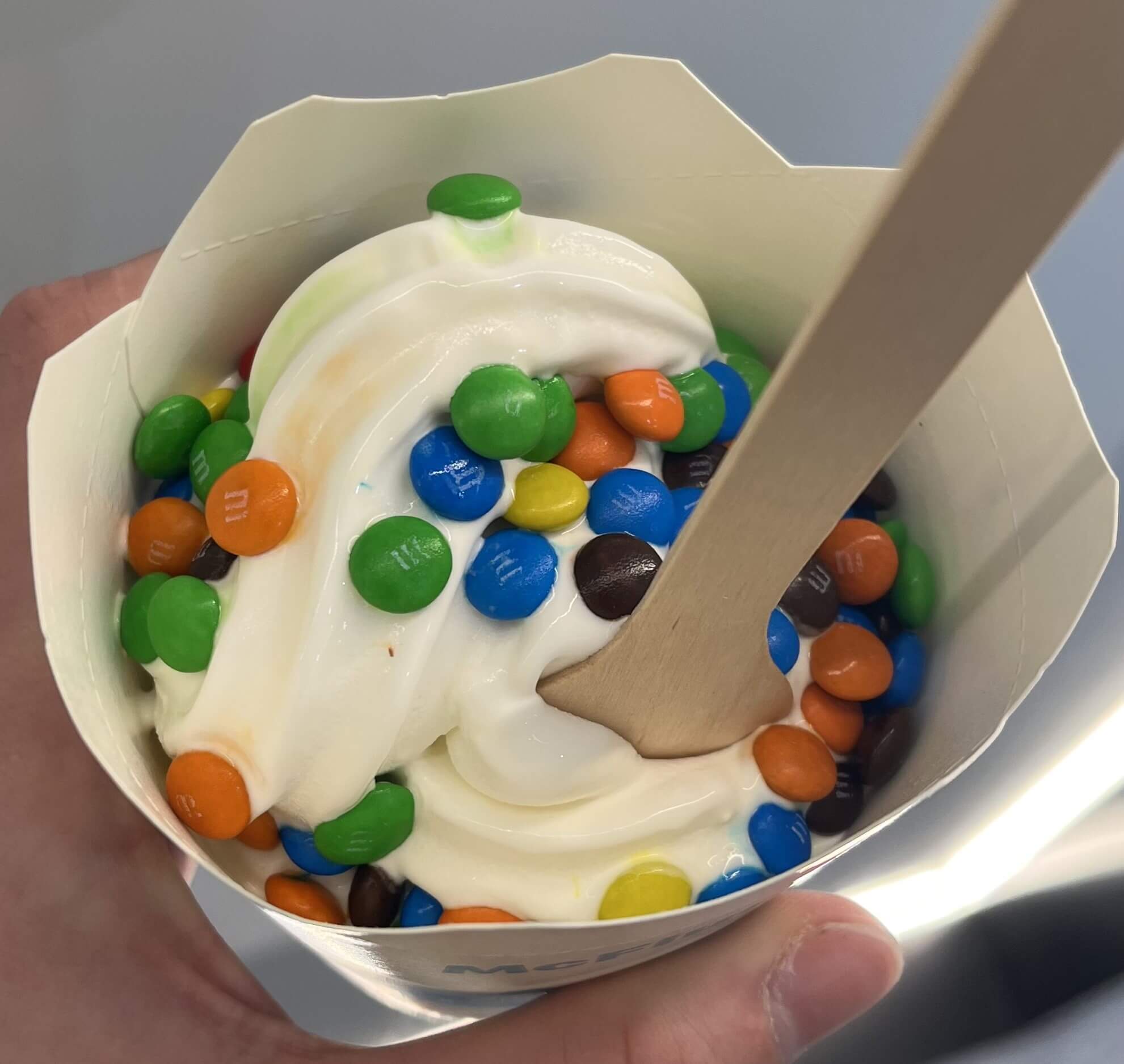 M&M's Minis McFlurry