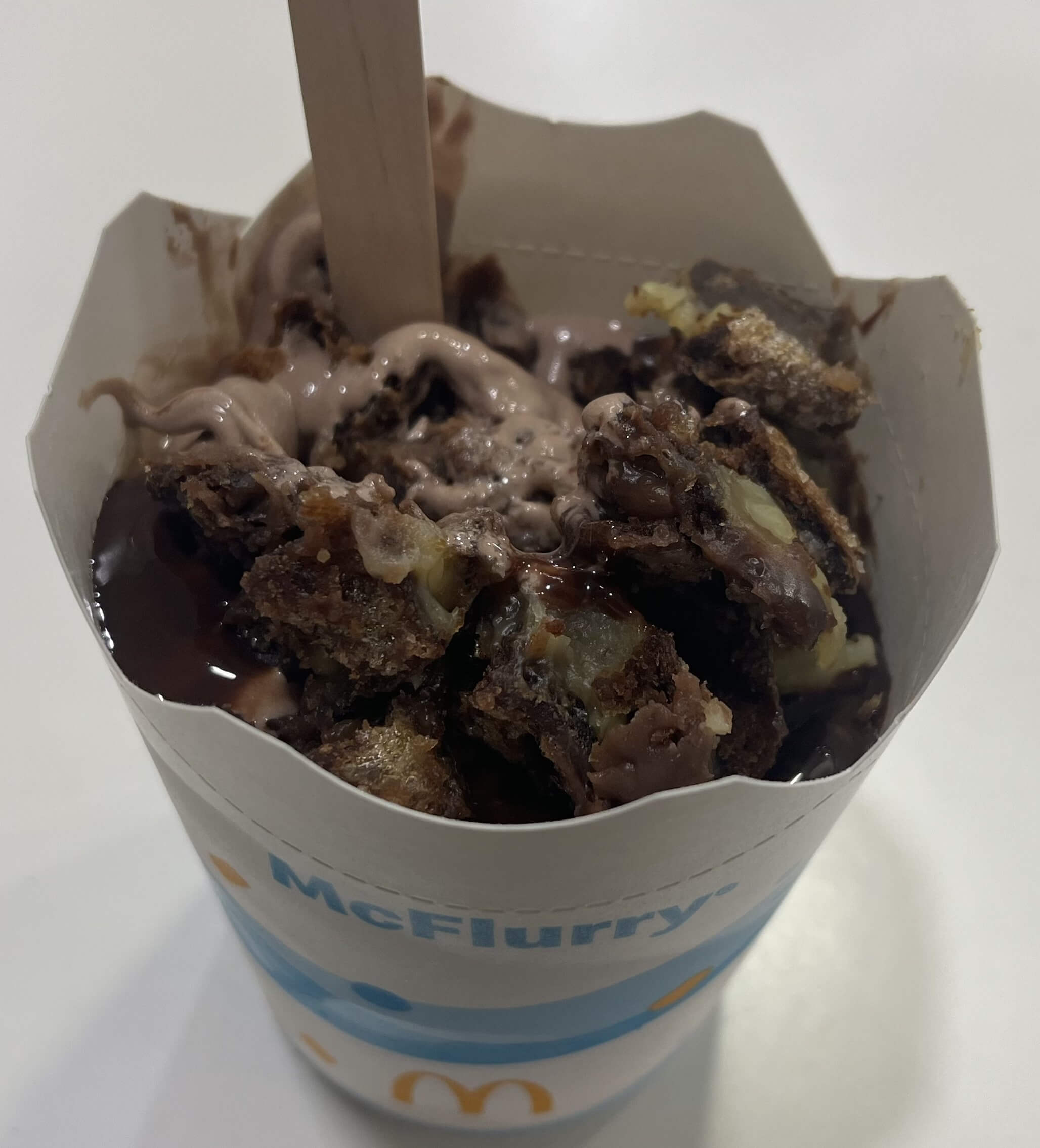Choc Custard Pie McFlurry